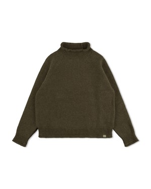 Raglan High Neck Sweater olive from Matona