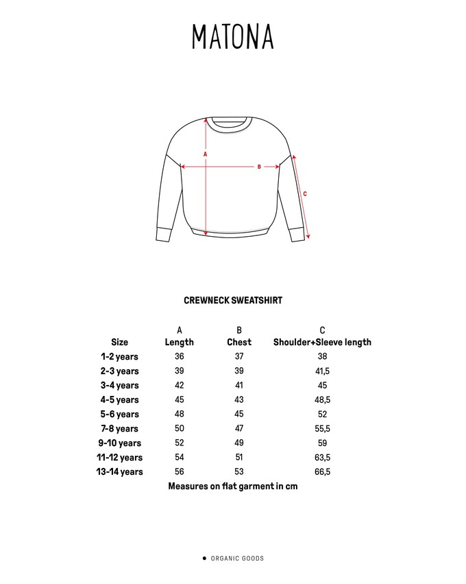 Crewneck Sweatshirt sail blue from Matona