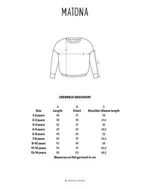 Crewneck Sweatshirt sail blue from Matona