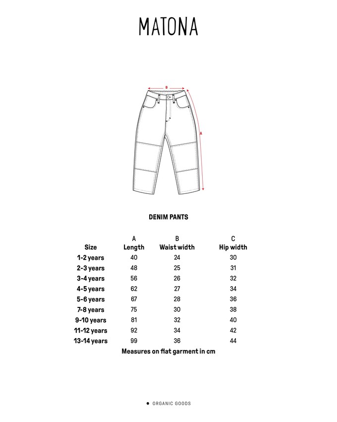 Denim Pants classic blue from Matona