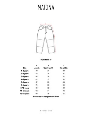 Denim Pants classic blue from Matona