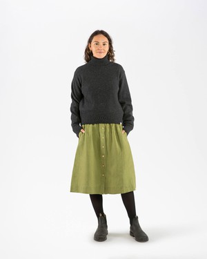 Turtleneck Pullover charcoal from Matona