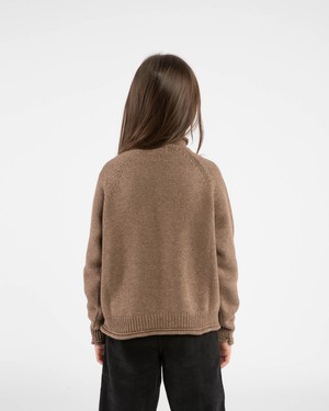 Raglan High Neck Sweater sepia from Matona