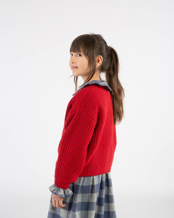 V-Neck Cardigan poppy from Matona