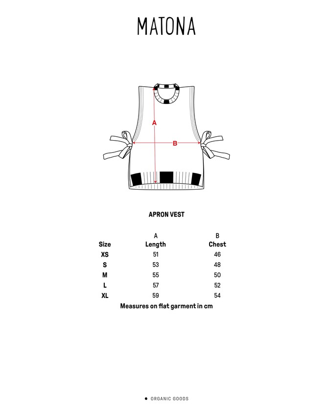 Apron Vest azure from Matona