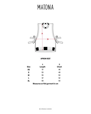 Apron Vest azure from Matona