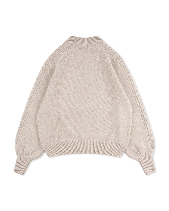 Cable Knit Sweater salt from Matona