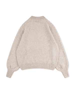 Cable Knit Sweater salt from Matona