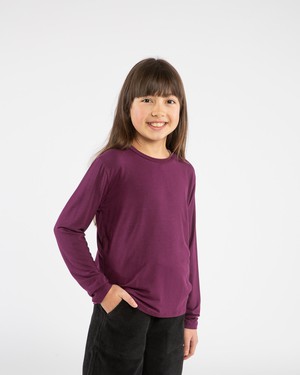 Modal Longsleeve aubergine from Matona