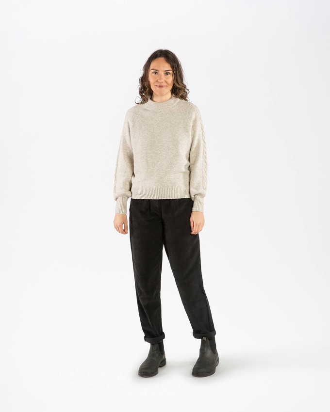Cable Knit Sweater salt from Matona