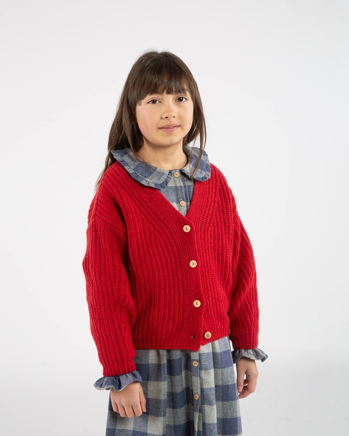 V-Neck Cardigan poppy from Matona