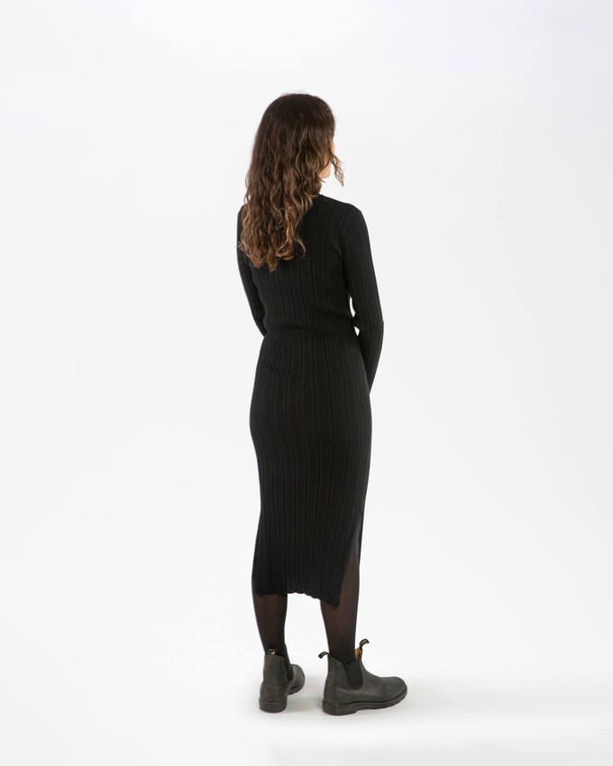 Ribbed Dress onyx from Matona