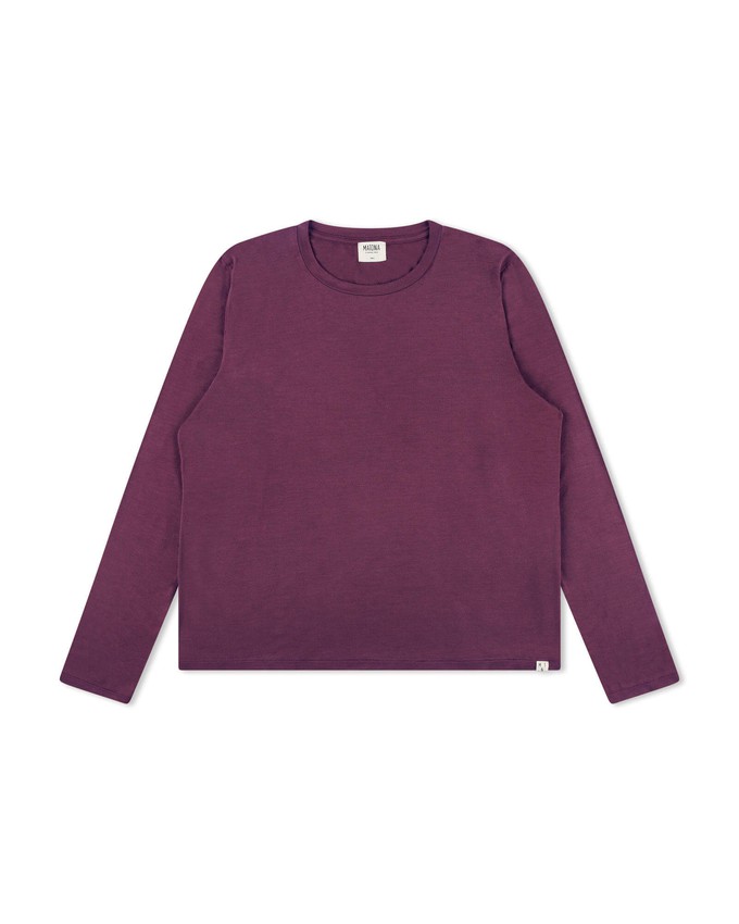 Soft Longsleeve aubergine from Matona