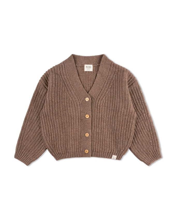 V-Neck Cardigan sepia from Matona