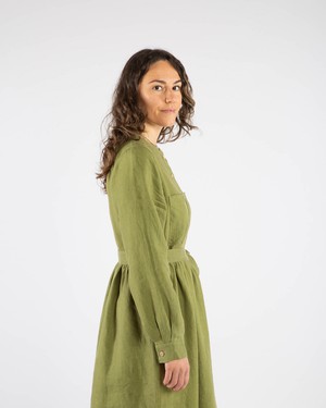 Belted Dress cardamom from Matona
