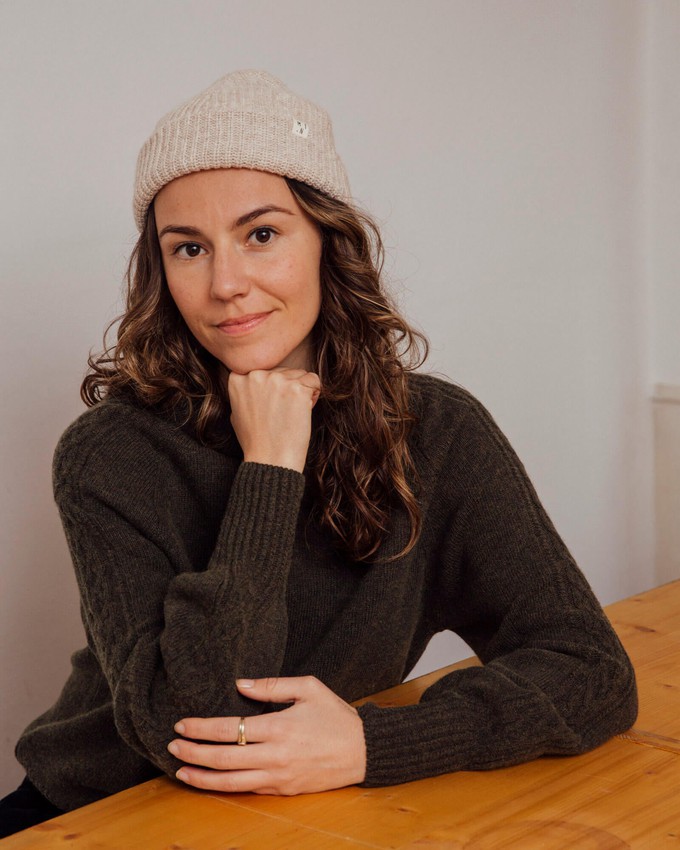 Cable Knit Sweater olive from Matona