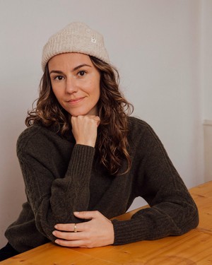 Cable Knit Sweater olive from Matona