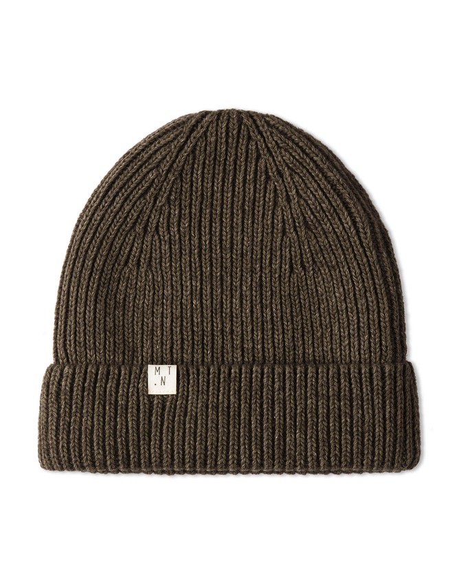 Beanie olive from Matona