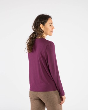 Soft Longsleeve aubergine from Matona