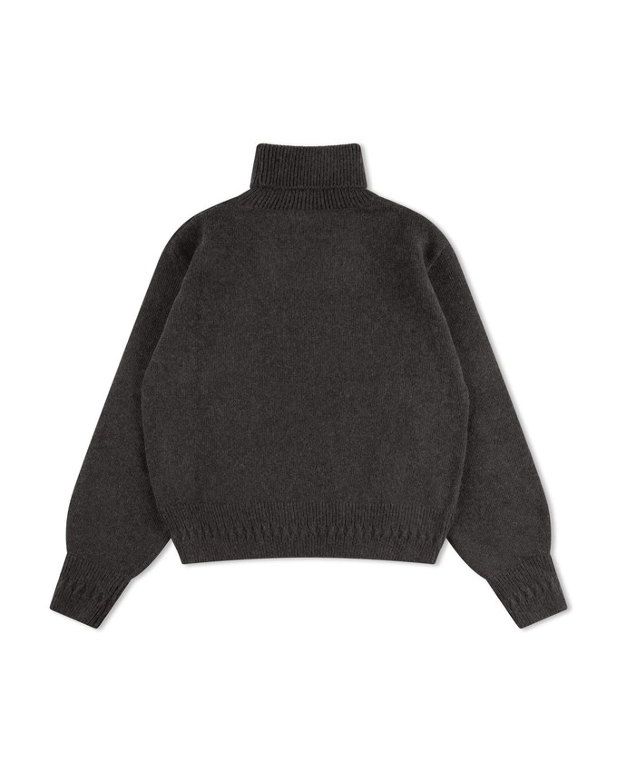 Turtleneck Pullover charcoal from Matona