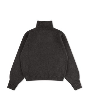 Turtleneck Pullover charcoal from Matona