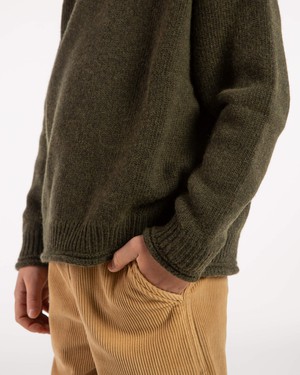 Raglan High Neck Sweater olive from Matona