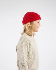 Fisherman Beanie poppy via Matona