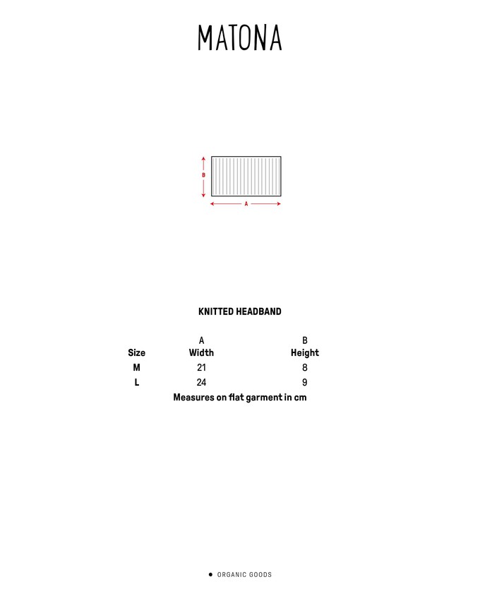 Knitted Headband sepia from Matona