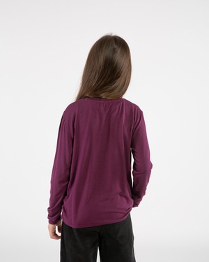 Modal Longsleeve aubergine from Matona