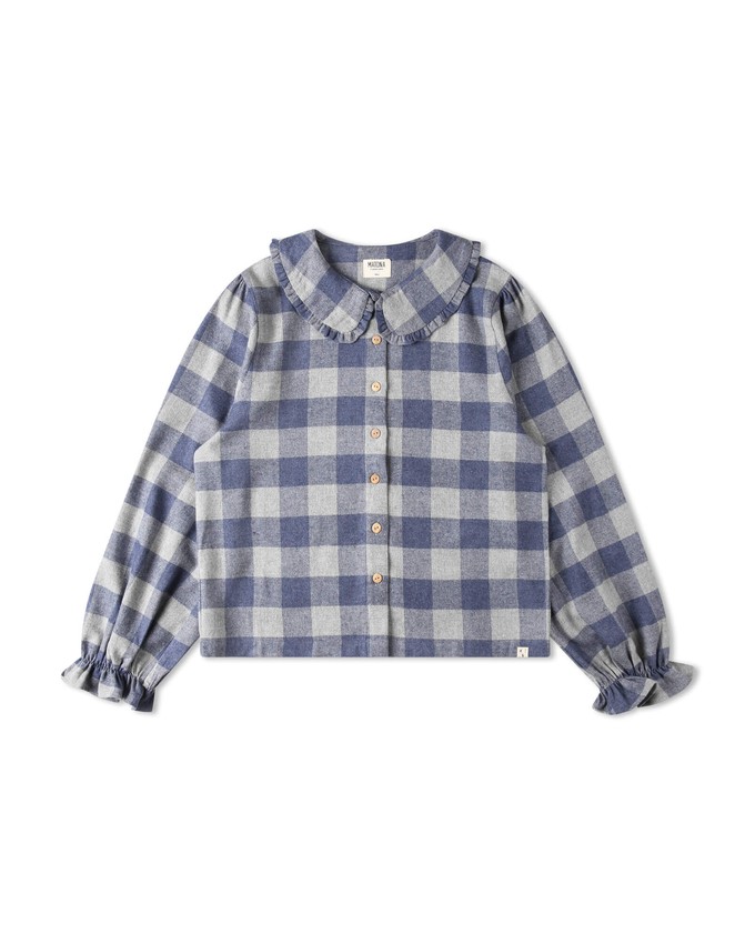 Flannel Blouse plaid check from Matona