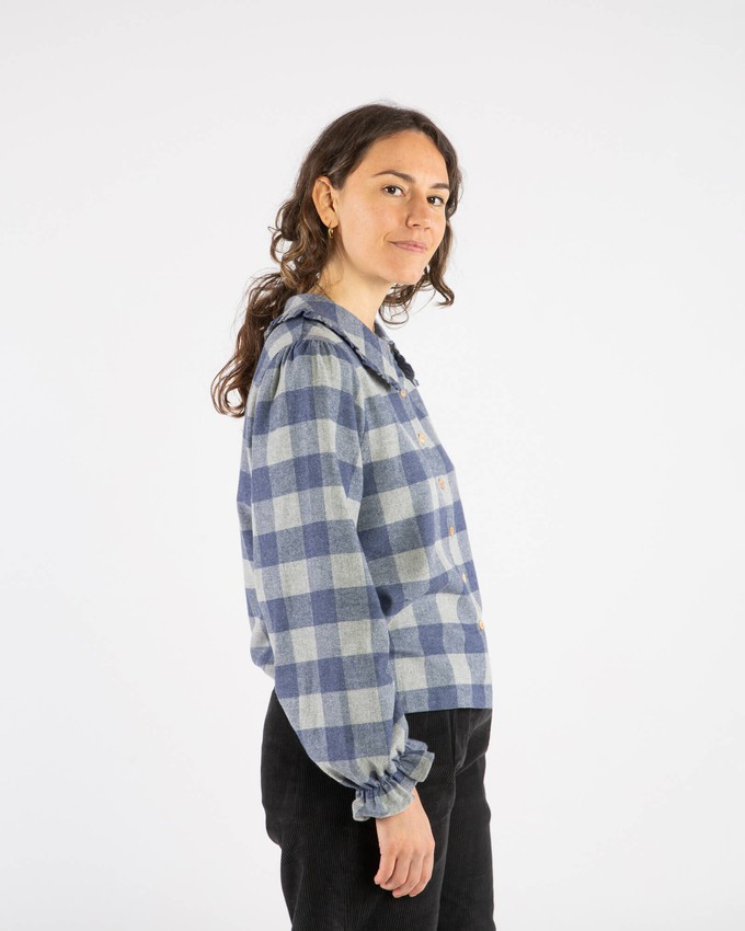 Flannel Blouse plaid check from Matona