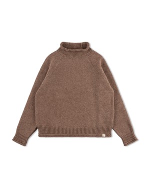 Raglan High Neck Sweater sepia from Matona