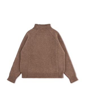 Raglan High Neck Sweater sepia from Matona