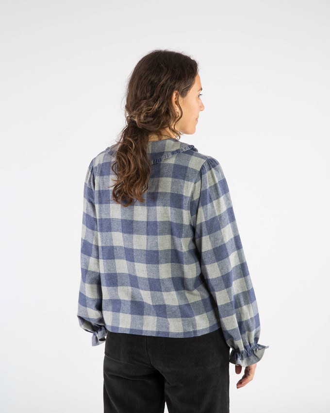 Flannel Blouse plaid check from Matona