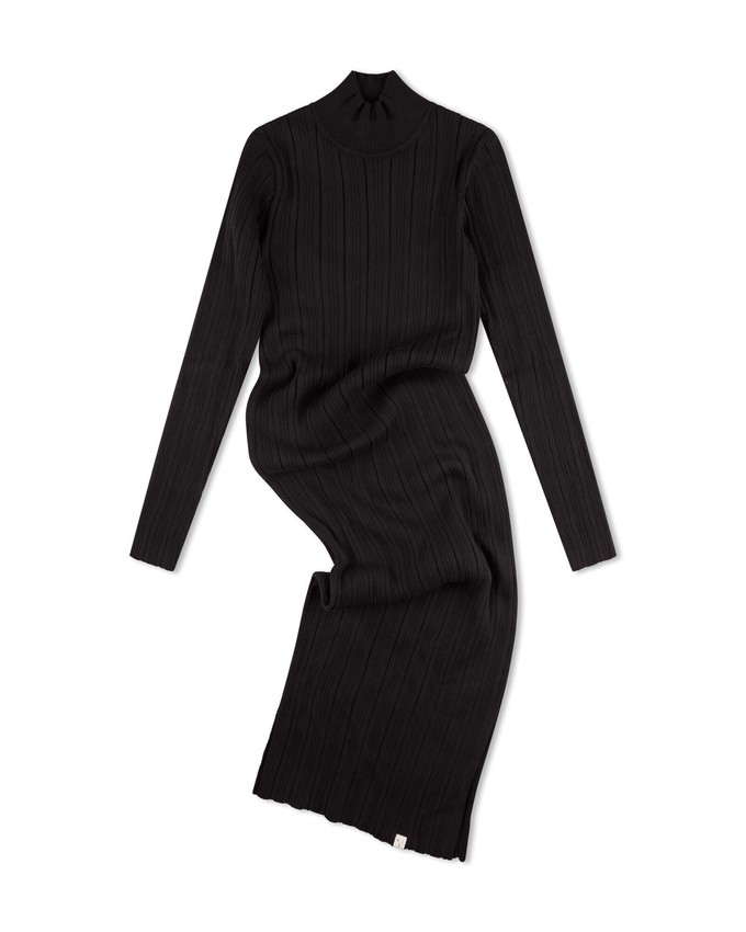 Ribbed Dress onyx from Matona