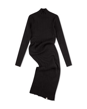 Ribbed Dress onyx from Matona