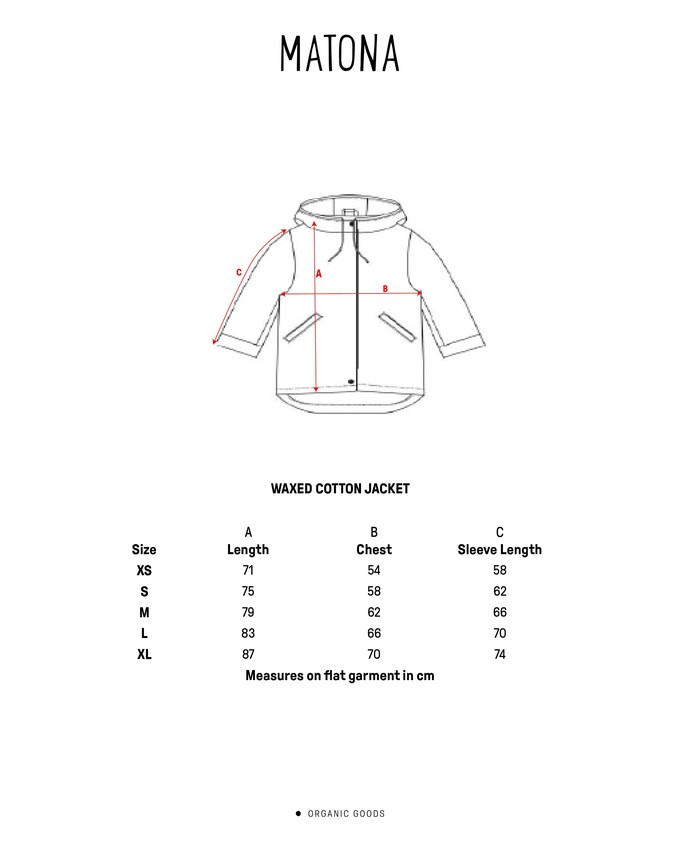 Waxed Cotton Jacket pine from Matona