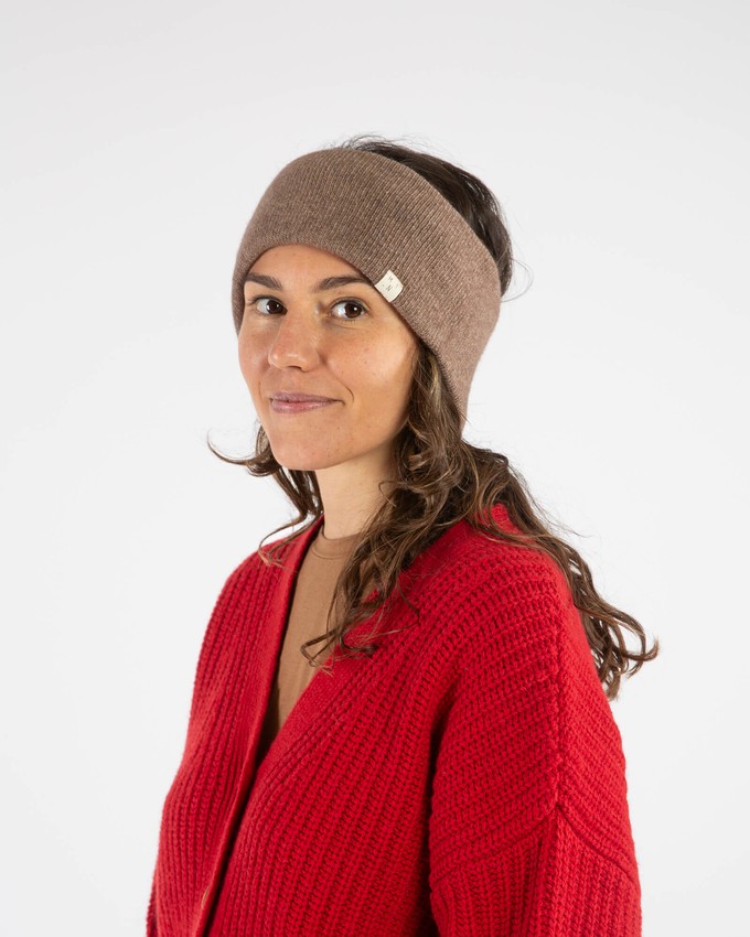Knitted Headband sepia from Matona