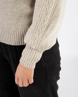 Cable Knit Sweater salt from Matona