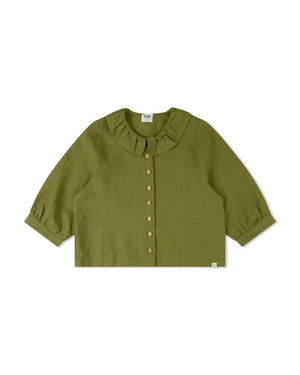 Ruffled Collar Blouse cardamom from Matona