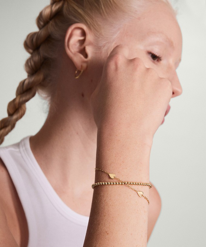 Heart Station Bracelet from Mejuri