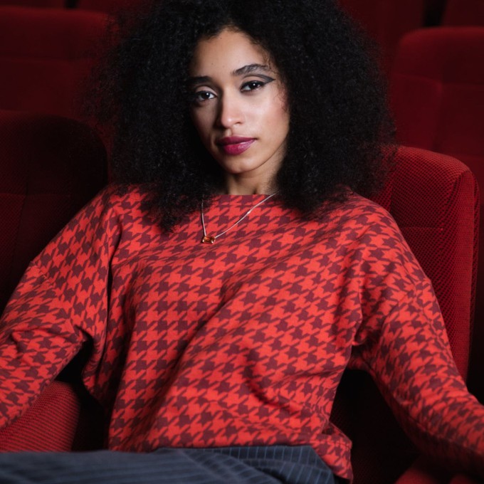 Pia pull Pied de poule (organic cotton) from Mon Col Anvers