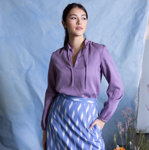 Sol blouse Lila from Mon Col Anvers