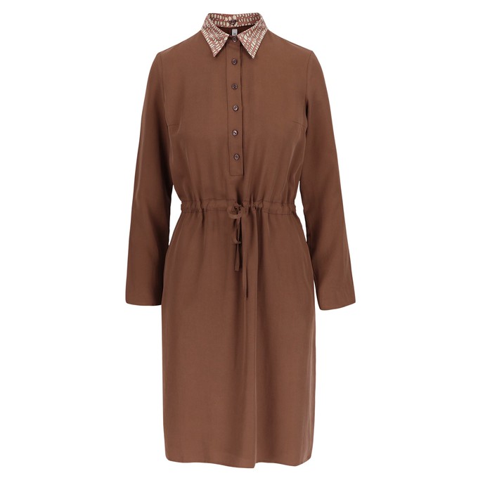 Mimosa dress Mokka - Last size: 38 from Mon Col Anvers