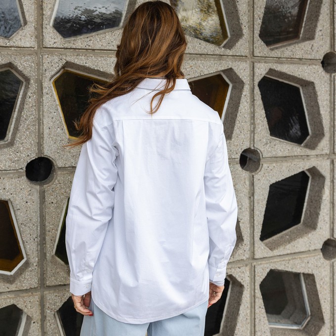 Pixie blouse White dotted from Mon Col Anvers