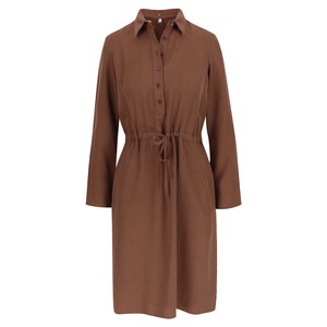 Mimosa dress Mokka - Last size: 38 from Mon Col Anvers