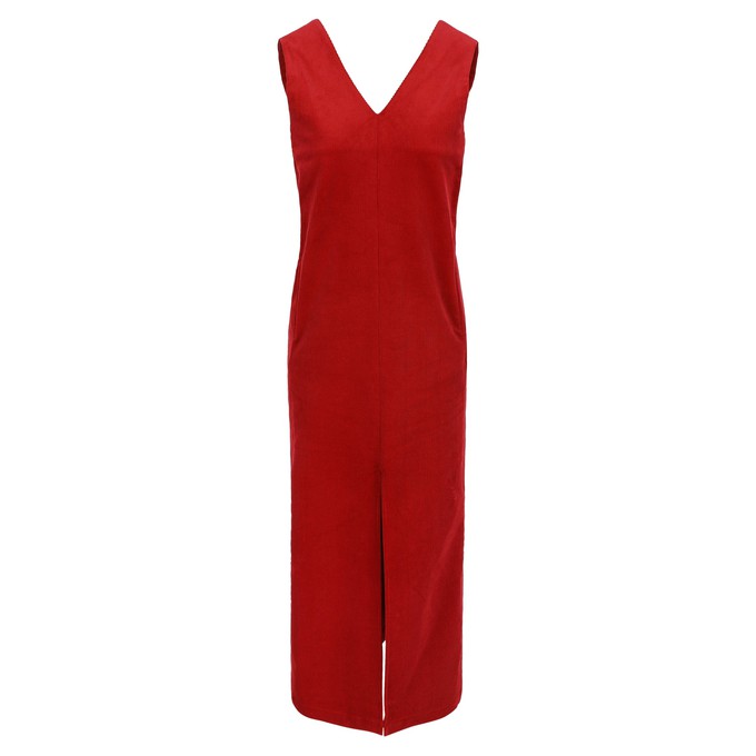 Iggy dress Corduroy red - Last size: 40 from Mon Col Anvers