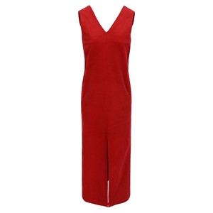 Iggy dress Corduroy red - Last size: 40 from Mon Col Anvers