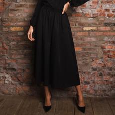 Sage midi skirt Black - Last size: 36 via Mon Col Anvers