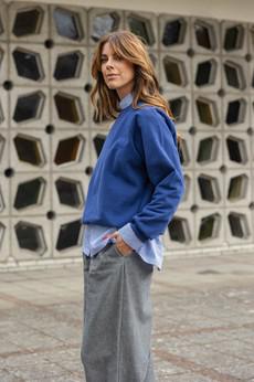 Sweater Beacon blue via Mon Col Anvers